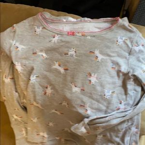 Girls size 7 winter pjs